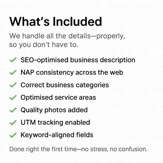 Google Business Profile Set Up